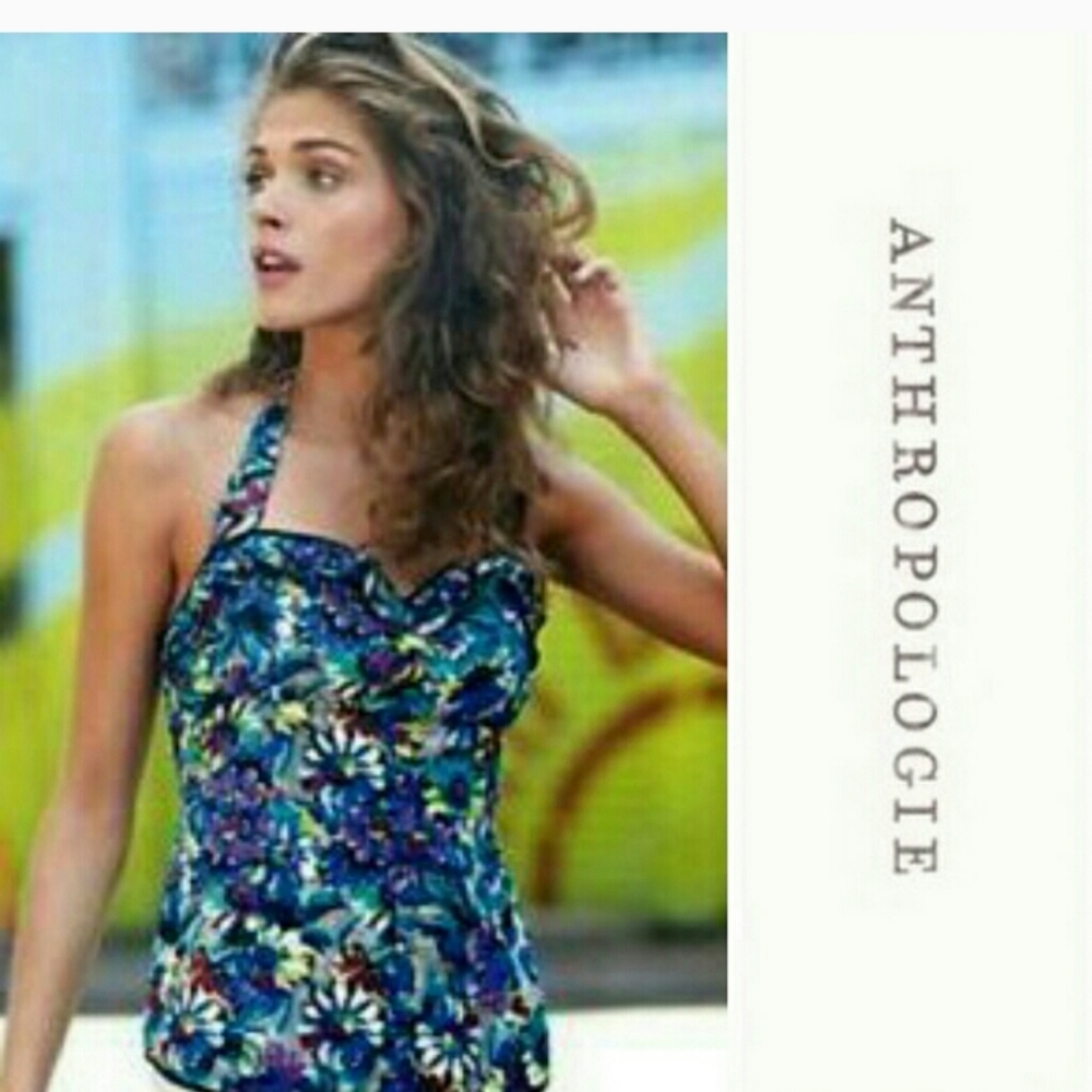 NOT FOR SALE/Anthro Odille Pop of Posies Halter